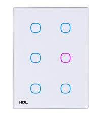 (HDL Wireless )iTouch Series 6 Buttons Wireless Touch Panel US