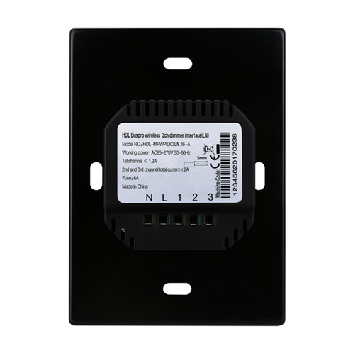 (HDL Wireless )3CH Wireless Dimming Power Interface US (L+N Type), Input voltage: AC85-265V, 50/60Hz