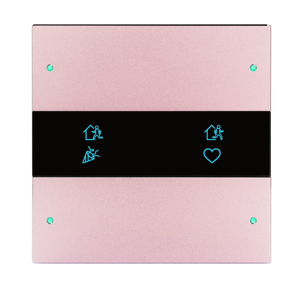 Granite Series 4 Buttons Smart Panel EU (rose gold)(KNX)