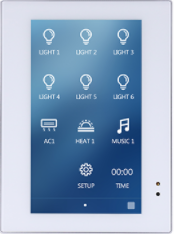 4.3 inch Enviro Touch Screen ( white )(KNX)