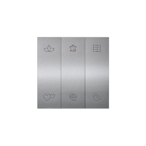 Eave Series 6 Button Smart Panel, white