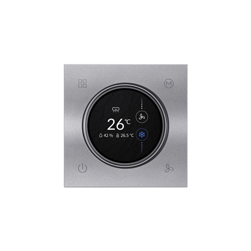 Eave Series Knob Temperature Control Panel, front view
