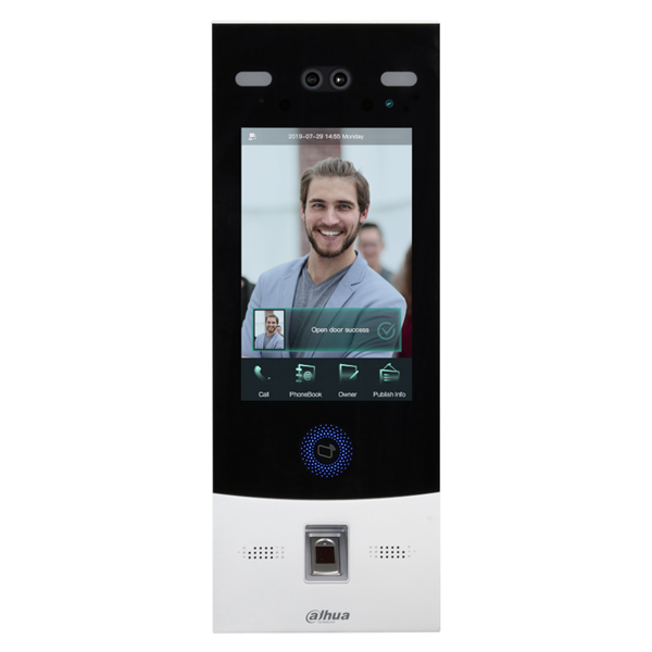 Digital Face Recognition Outdoor Station Support Face, fingerprint, password, and card unlock,Outdoor stations can be managed through the platform