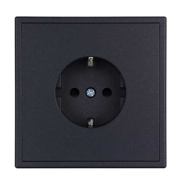 Tile Series 5 Pins Socket with 2 USB Chargers space gray( buspro)