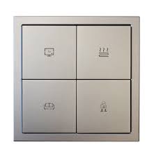 Tile Series 4 Buttons Smart Panel EU (metal) champagne gold 