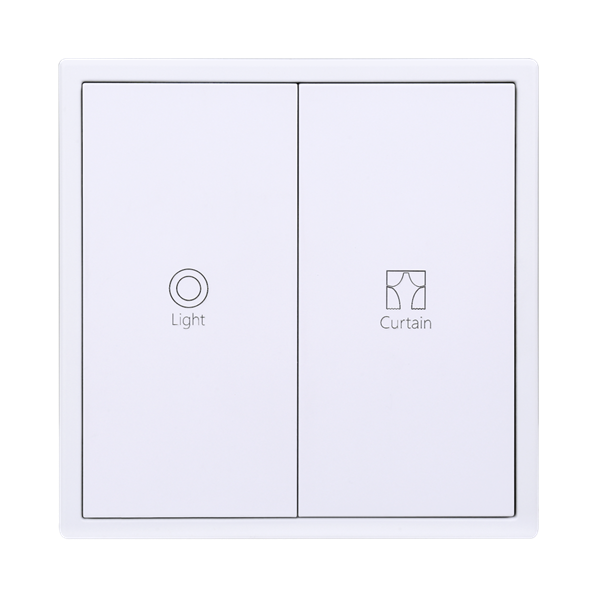 Tile / Duplex Dry Contact Push Switch (  ivory white)