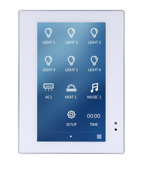 4.3 inch Enviro Touch Screen ( white )(KNX)