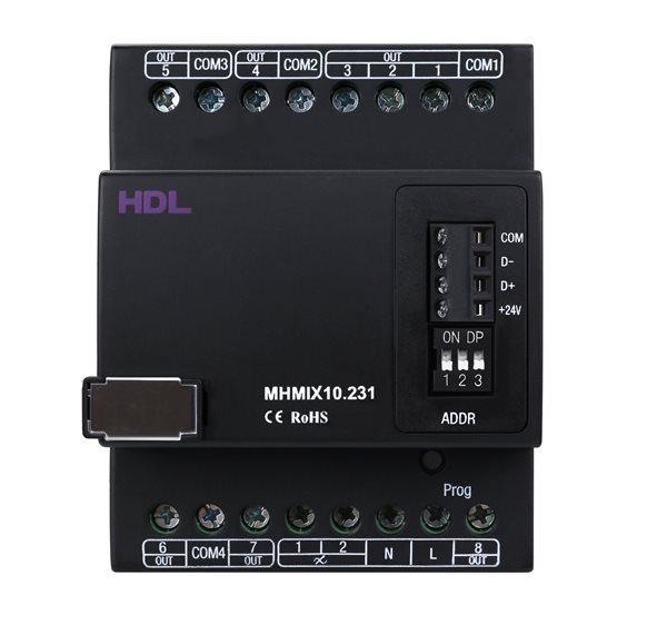 10CH Hotel Room Mix Control Module,  (Buspro)