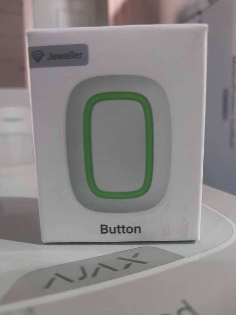 Ajax Button white ЕU тривожна кнопка