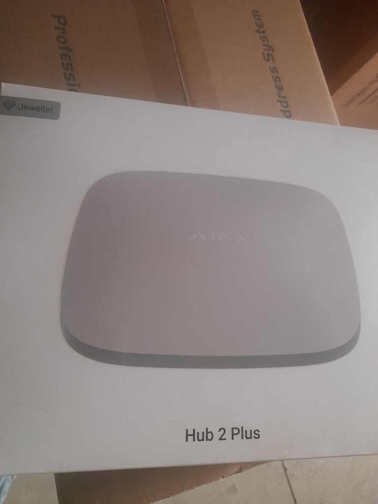 Ajax Hub 2 Plus (8EU/ECG) plug type G white охоронна централь