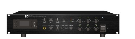 240W 6 zone Mixer Digital Power Amplifier, 1 EMC input, 2 AUX inputs, 4 MIC inputs, with MP3/TUNER/Bluetooth.