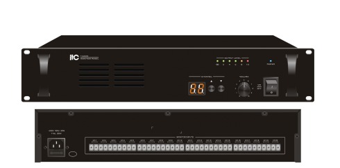20-Channels Monitor Panel, built-in speaker to monitor the whole system separately