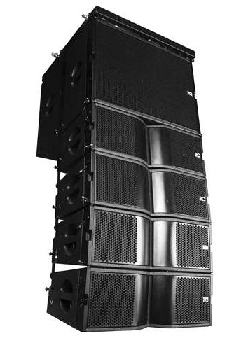 2 way passive line array, （imported speaker unit 8"*2 bass +1*3" treeter）  AES600W @8Ω
