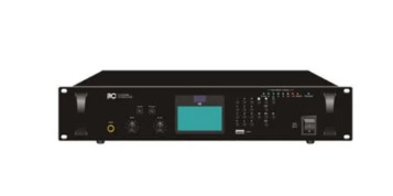 Rack Mount Network Audio Adapter with RMS 240W power amplifier, LAN CAT5 cable system 