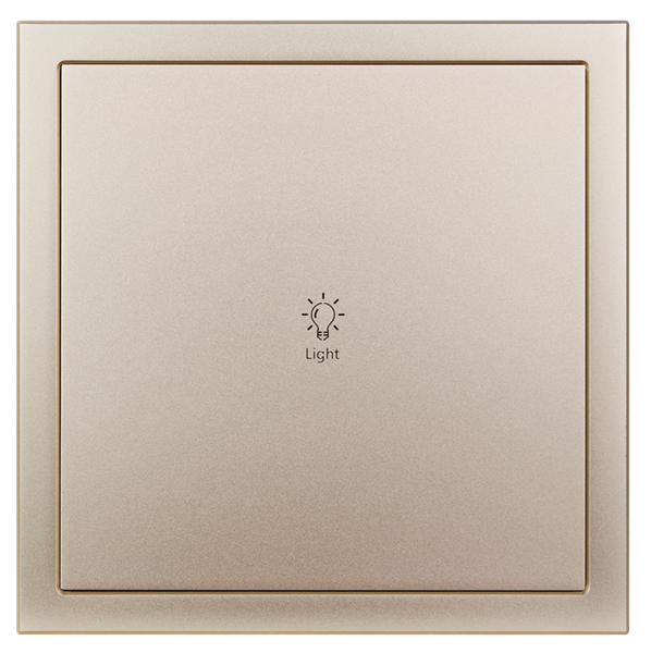 Tile Series 1 Button Smart Panel EU (Metal , champagne gold ) (KNX)