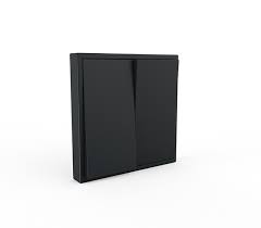 Tile / Duplex Rocker On/Off Switch ( ash gray) (KNX)