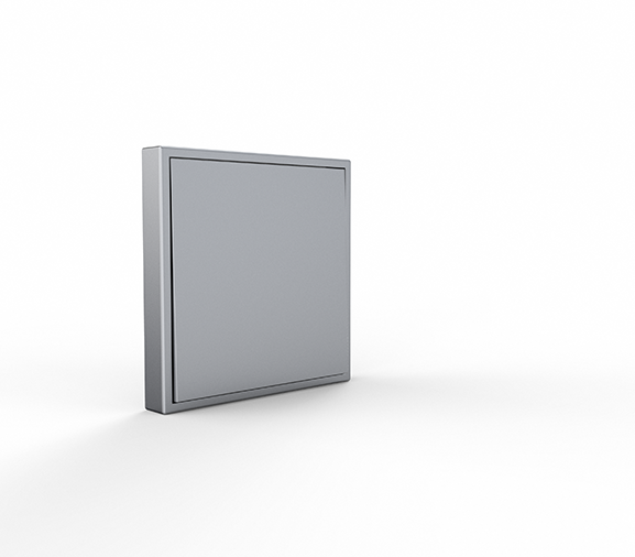 Tile / Single Dry Contact Push Switch ( space gray ) (KNX)