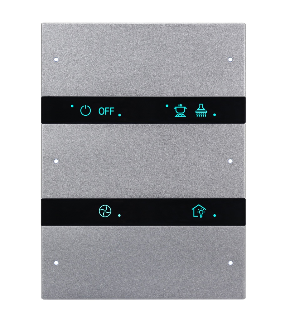 Granite Series 6 Buttons Smart Panel US ( gray  )(KNX)