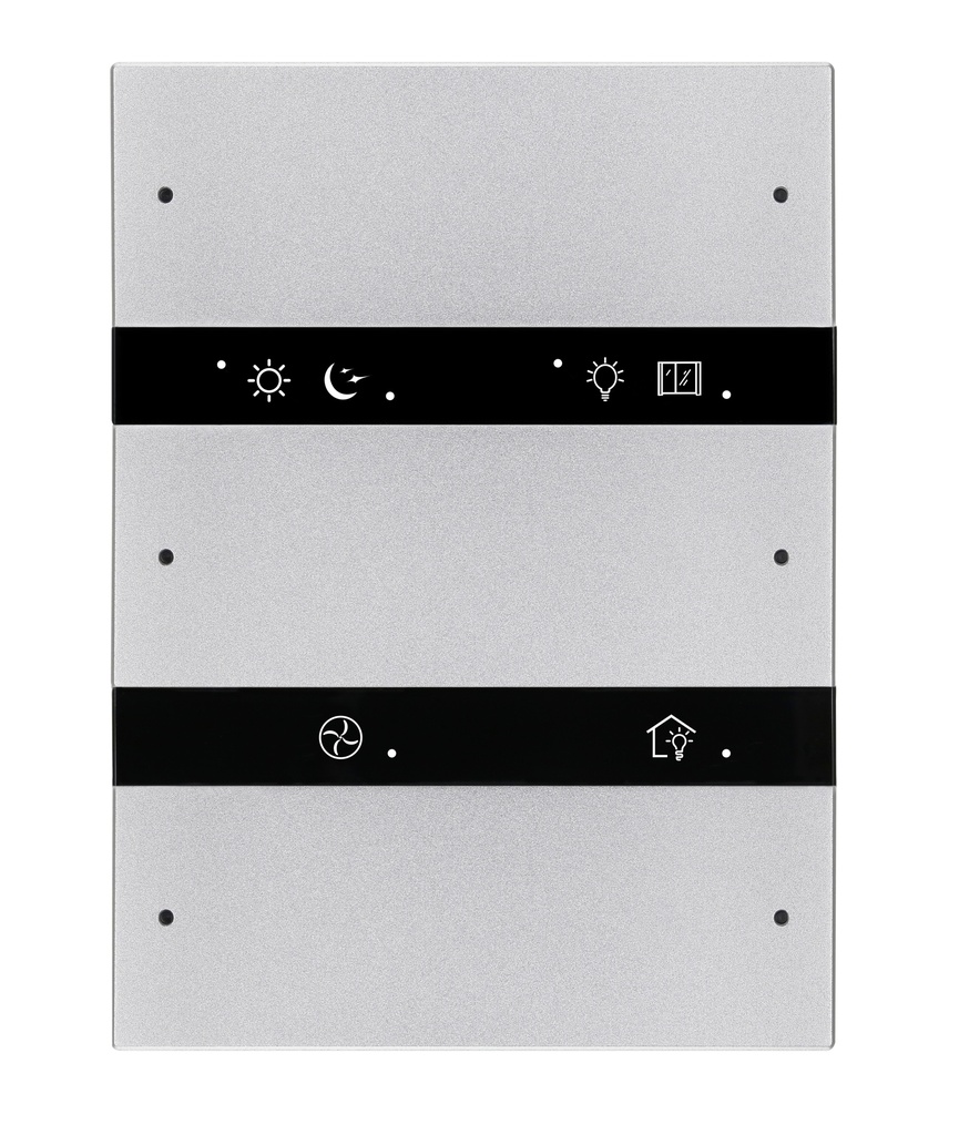 Granite Series 6 Buttons Smart Panel US ( Silver )(KNX)