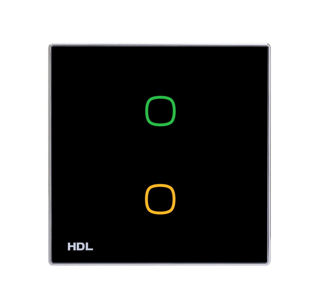 iTouch Series 2 Buttons Touch Panel EU ( black )(KNX)