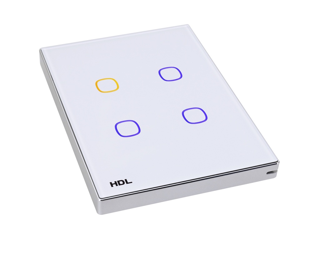 iTouch Series 4 Buttons Touch Panel US ( white )(KNX)