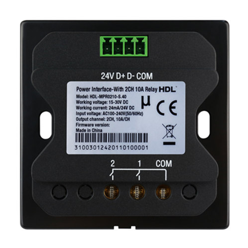Power Interface EU-With 2CH 10A Relay, (Buspro)