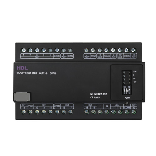 22CH Hotel Room Mix Control Module, (Buspro)