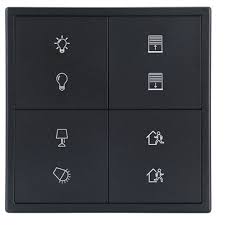 Tile Series 8 Button Smart Panel EU - ( Plastic , Ash gray )(Buspro)