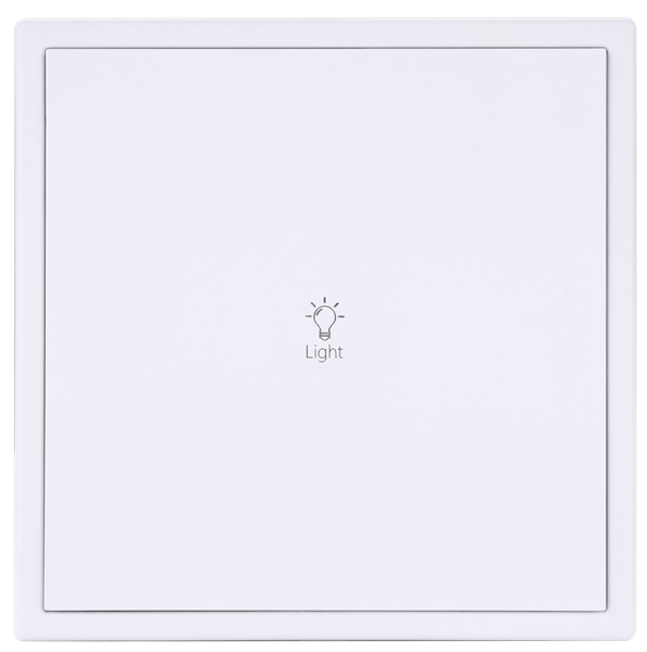 Tile Series 1 Button Smart Panel EU  - ( Plastic , Ivory white)(Buspro)