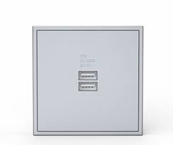 Tile / Triple Rocker On/Off Switch-( space gray)(Buspro)
