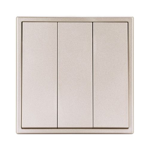 Tile / Triple Dry Contact Push Switch- ( champagne gold)(Buspro)