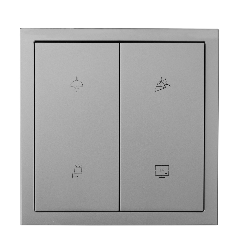 Tile Series Emergency Panel- ( Ash gray)(Buspro)