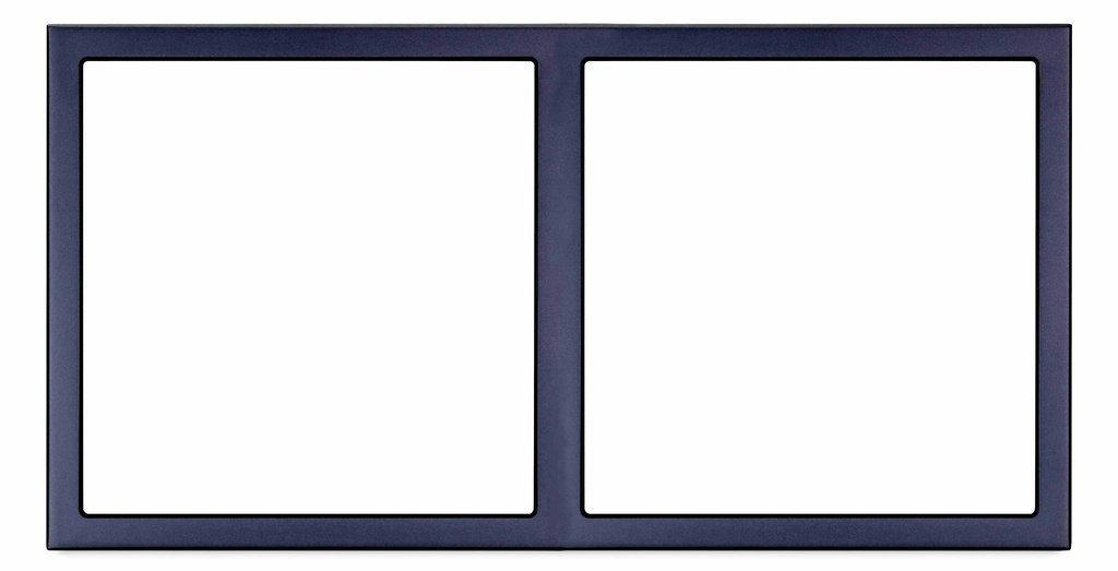 Tile Series 2 Gangs Panel Frame- ( Plastic , Ash gray)(Buspro)