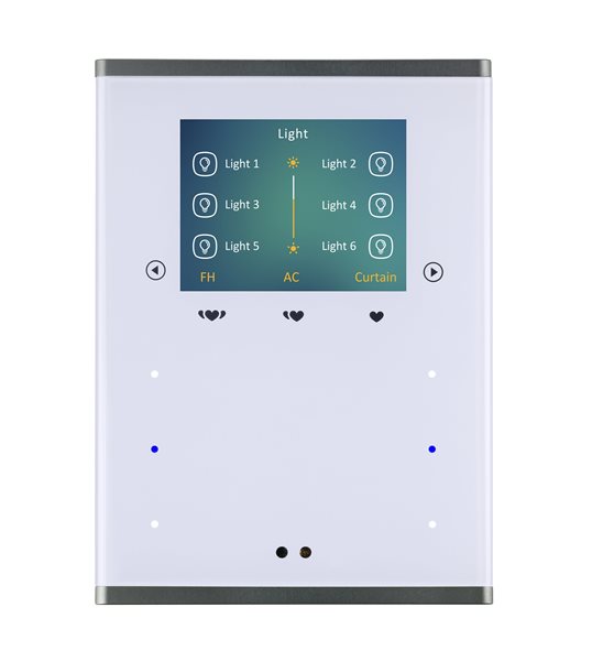 Prism Pro Multi-function Touch Panel US, (White)(Buspro)