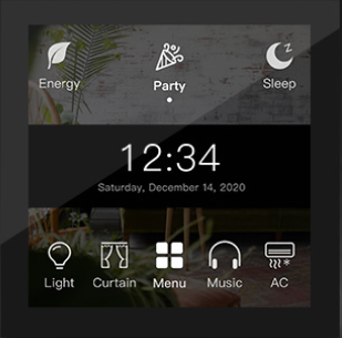 Granite Display Panel EU -(Black )(Buspro)