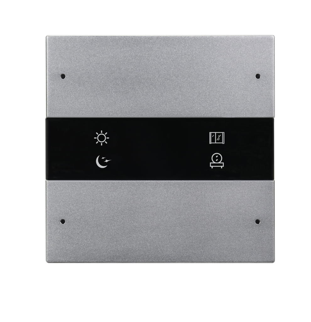 Granite Series 4 Buttons Smart Panel EU -(Space Gray )(Buspro)