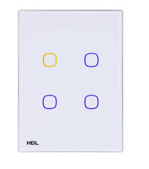 iTouch Series 4 Buttons Touch Panel US ,(White)(Buspro),