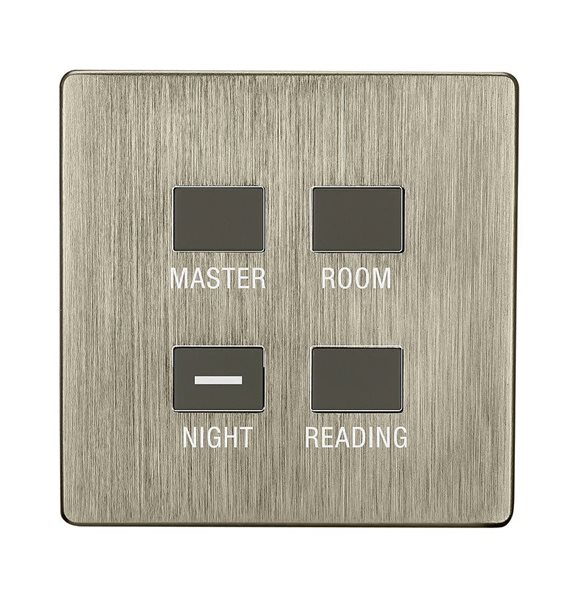 iElegance Series 4 Buttons Smart Panel,(Buspro)