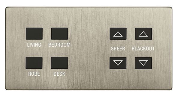 iElegance Series 8 Buttons Smart Panel,(Buspro)