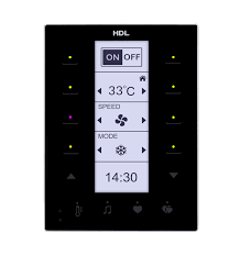 Modern Series DLP Touch Panel US ( black ) ( buspro )