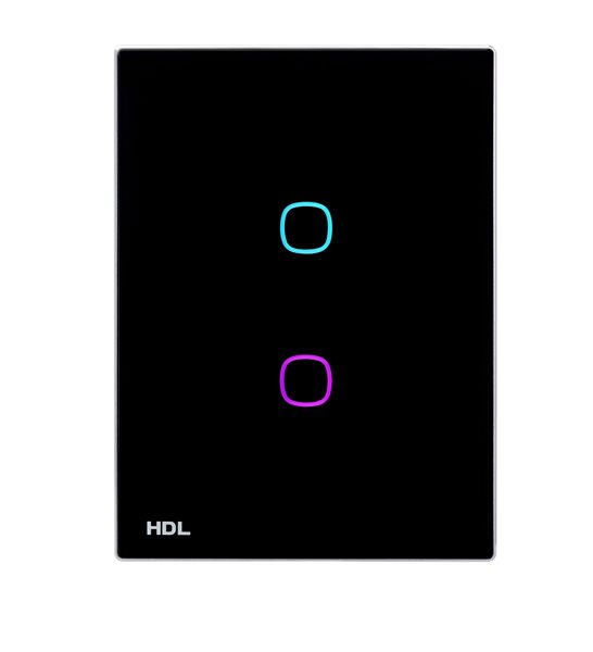 iTouch Series 2 Buttons Touch Panel US (black )(buspro)