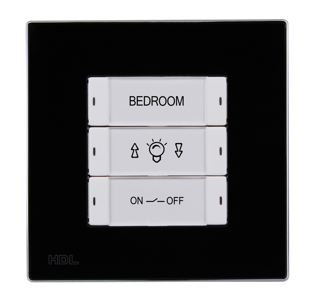 iFlex Series 6 Buttons Smart Panel EU(black )(buspro )