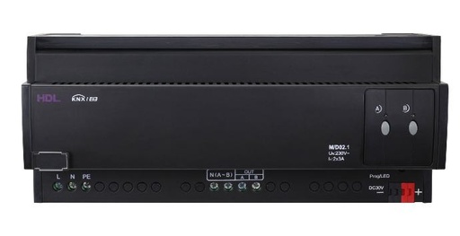 [HDL-M/D02.1] KNX 2CH 3A Universal Dimming Actuator