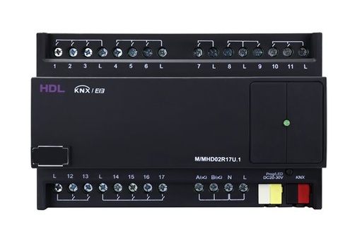 [HDL-M/MHD02R17U.1] 19CH Mix Actuator(KNX)